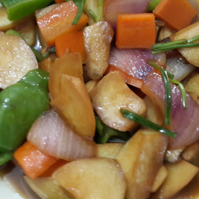 三杯杏鲍菇