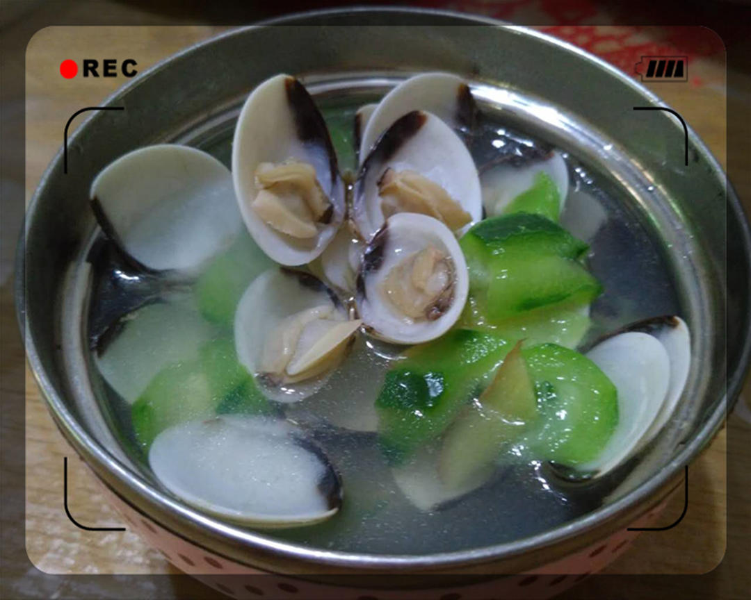 【海鲜汤】丝瓜沙贝螺汤