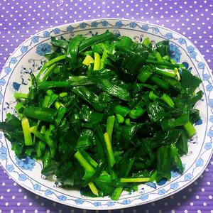 清炒韭菜（宅家防疫营养菜）的做法 步骤5