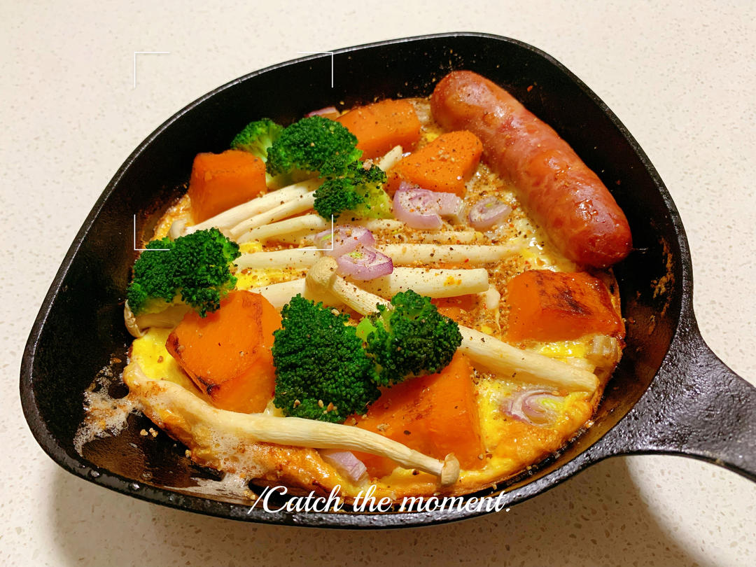 青花椒烤杂蔬～一锅端的减脂餐