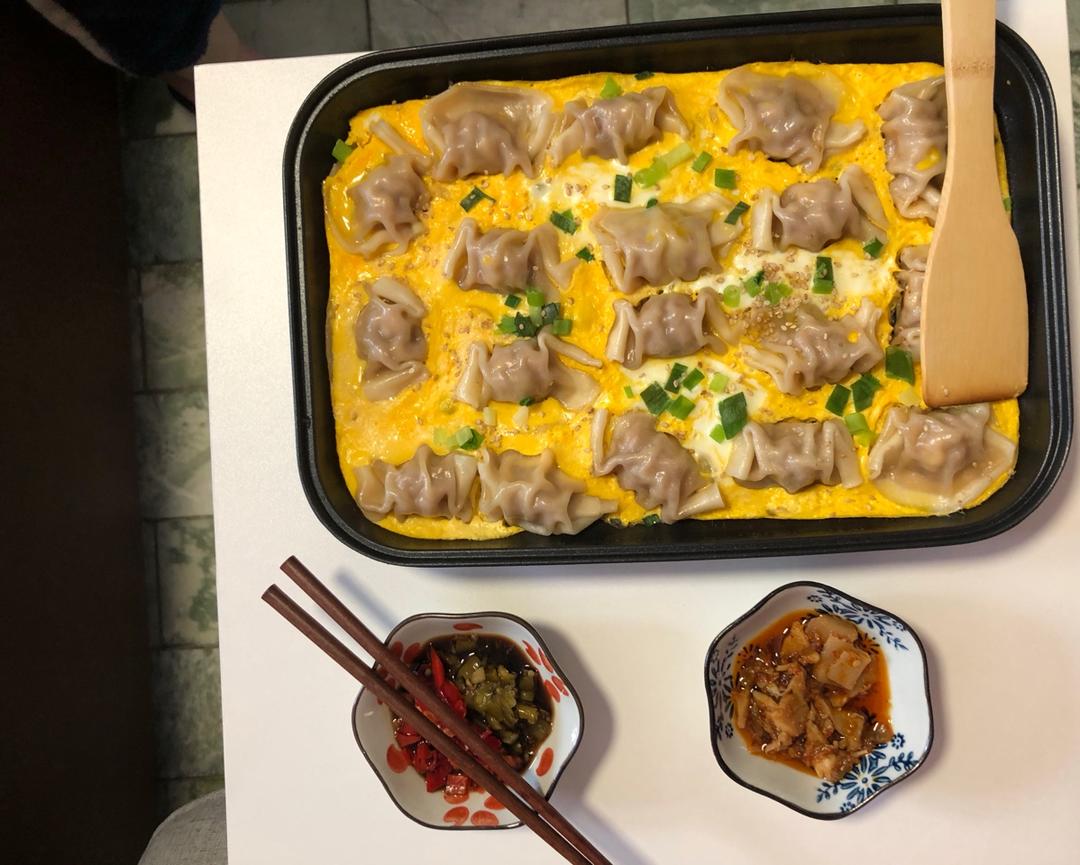 懒人快手抱蛋煎饺