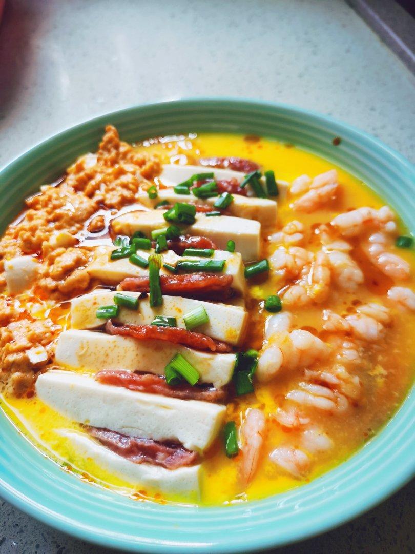 金沙虾仁蒸蛋#秋季保胃战#