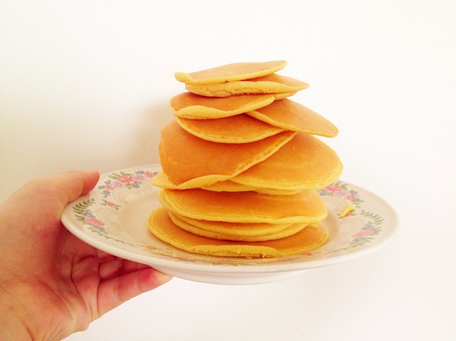 超级简单pancake【无黄油健康版】
