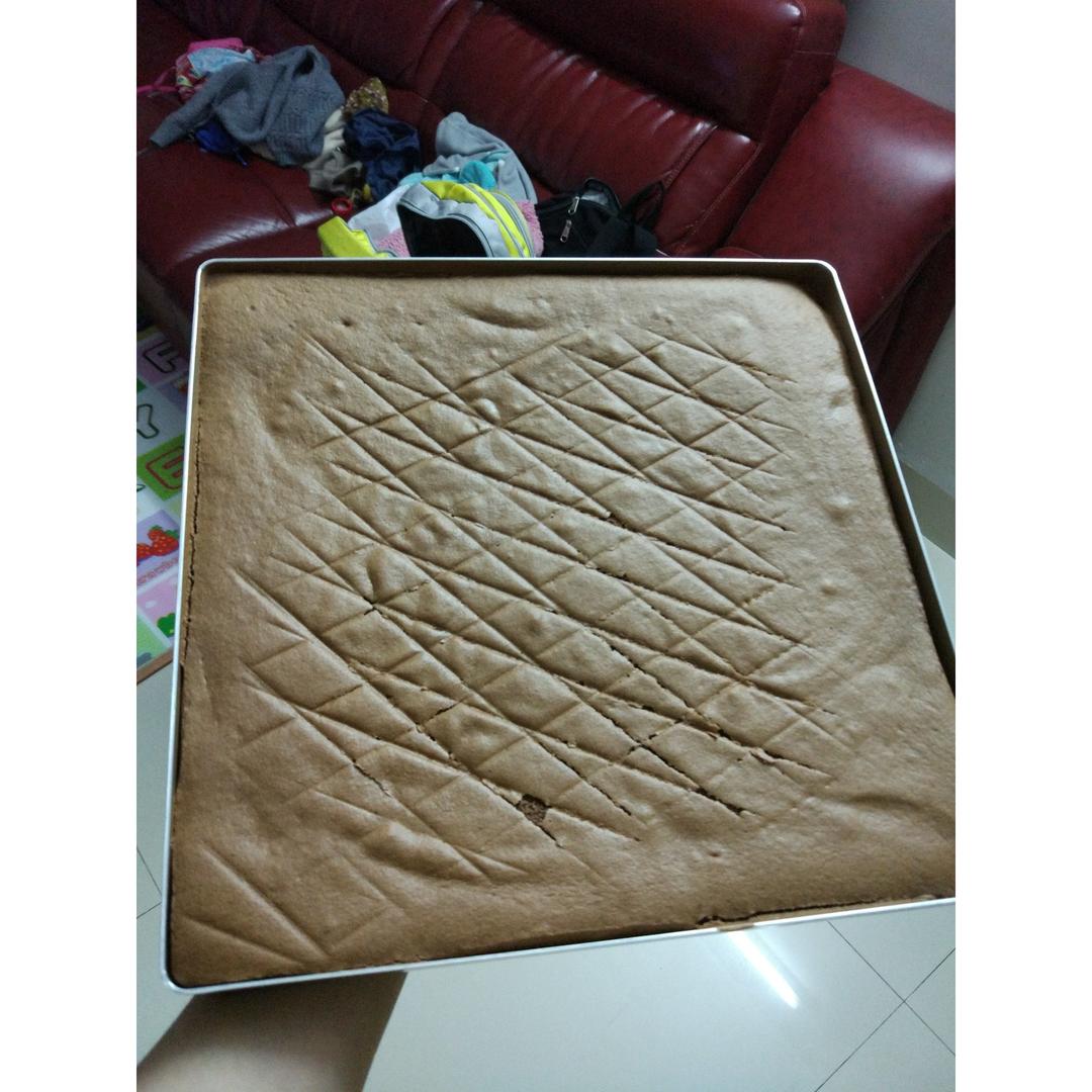超浓郁卷不裂的巧克力蛋糕卷