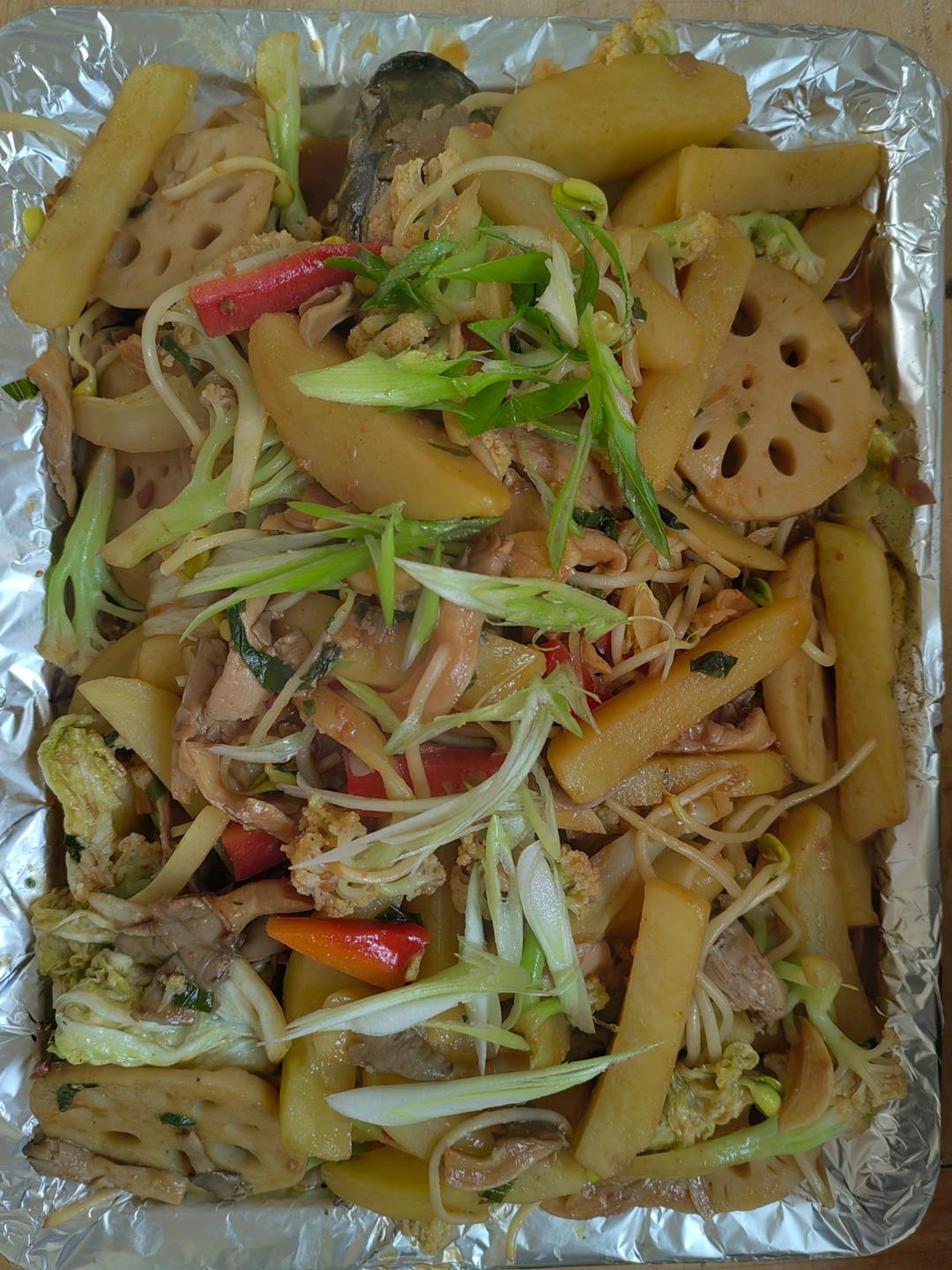 烤箱烤鱼