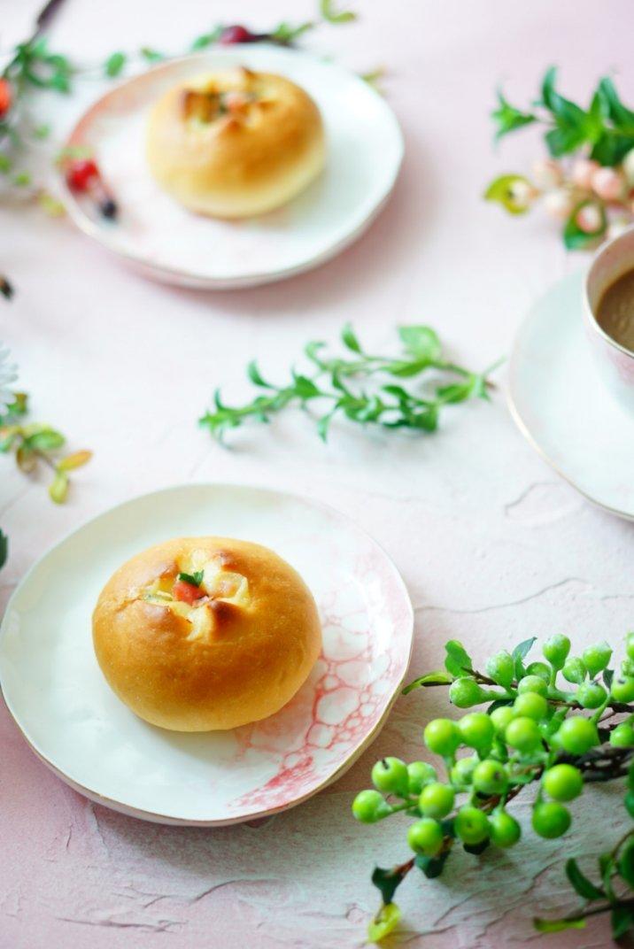 火腿肠早餐面包（一次发酵法）