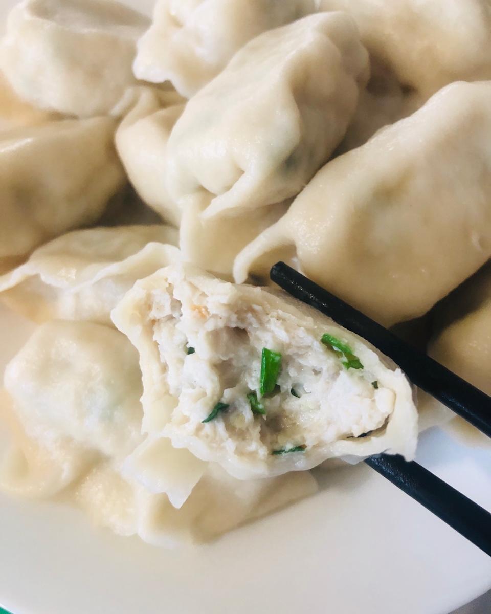 夏夜的venus做的胶东鲅鱼饺子