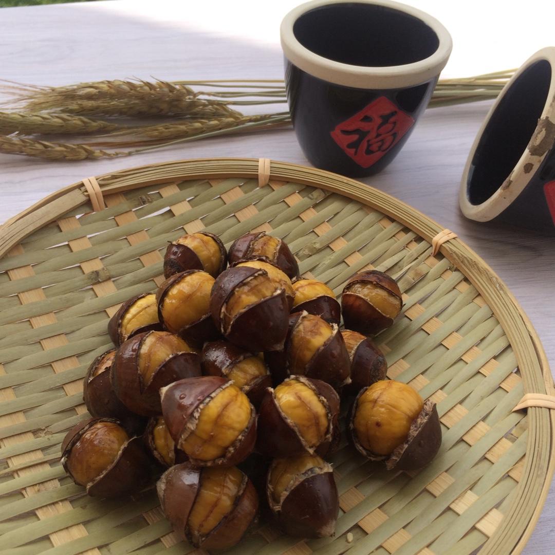 烤箱版糖炒栗子