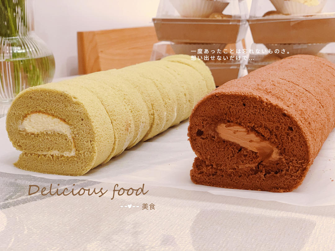 🍫梦龙蛋糕卷. 巧克力脆皮蛋糕卷 by pink-rabbit