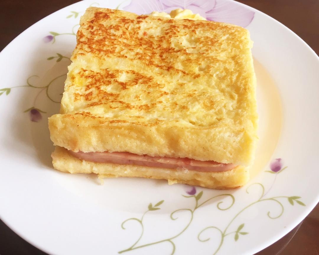 十分钟快手早餐【港式火腿西多士】