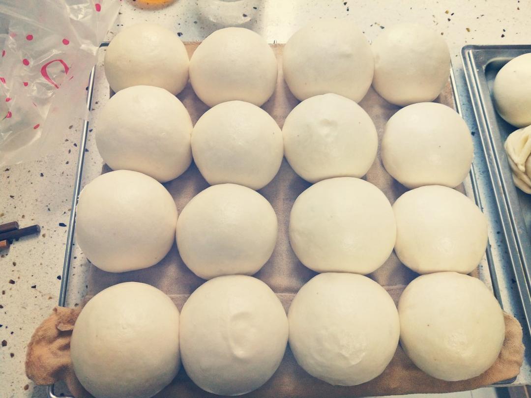 纯手工奶香馒头【无泡打粉，无添加】