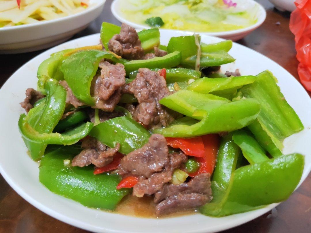 青椒炒牛肉