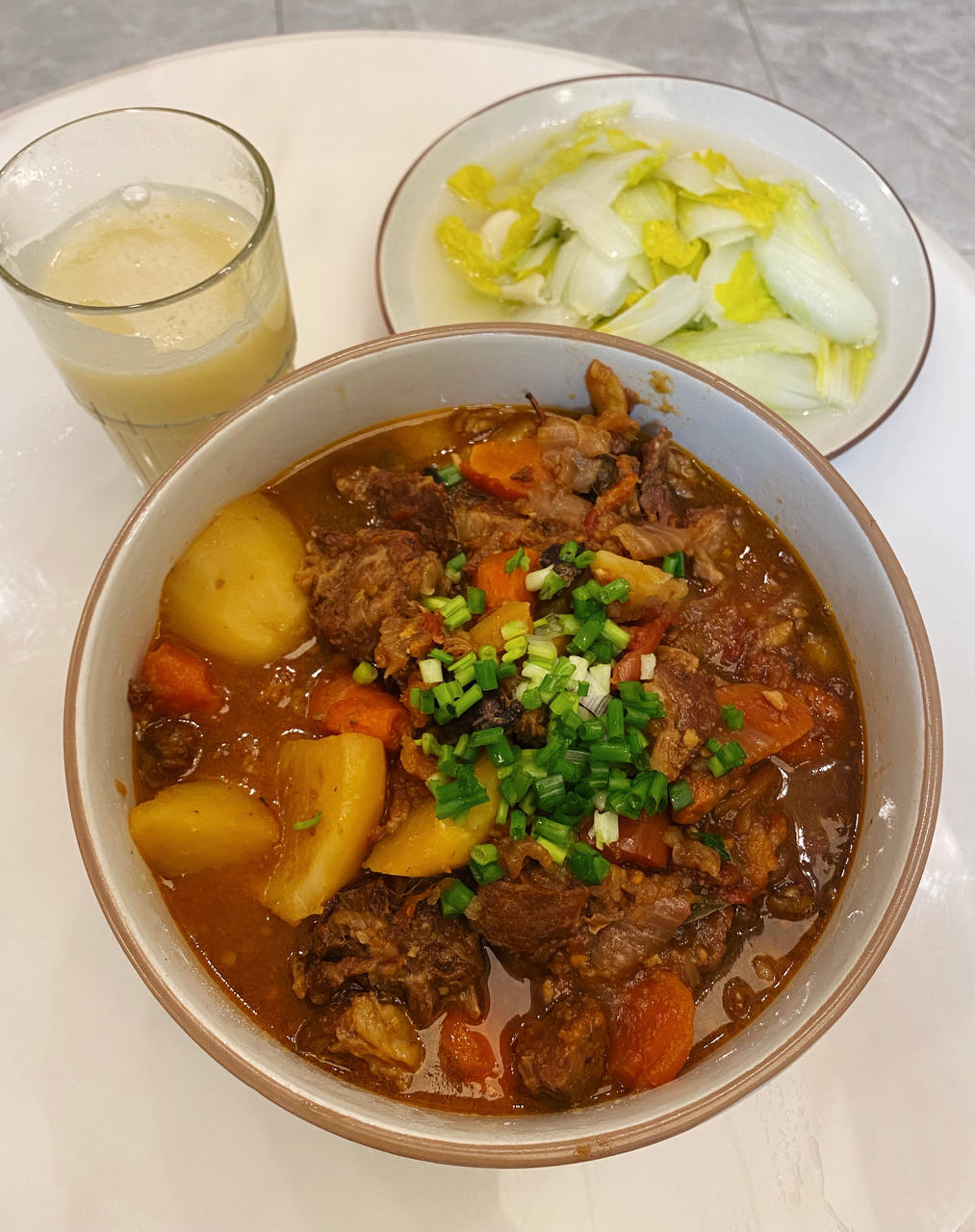 番茄土豆炖牛腩