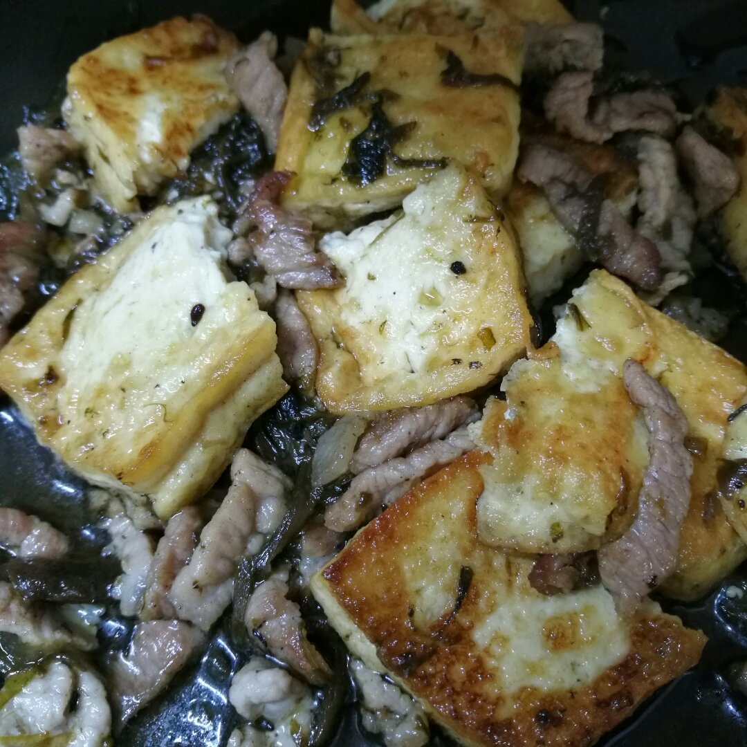 橄榄菜烧豆腐