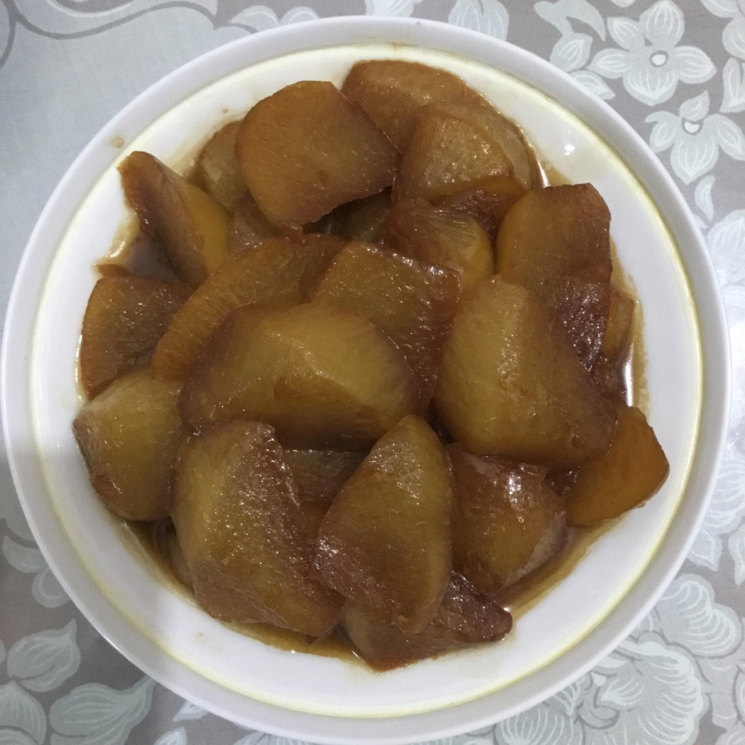 红烧白萝卜块/比肉还好吃的素菜