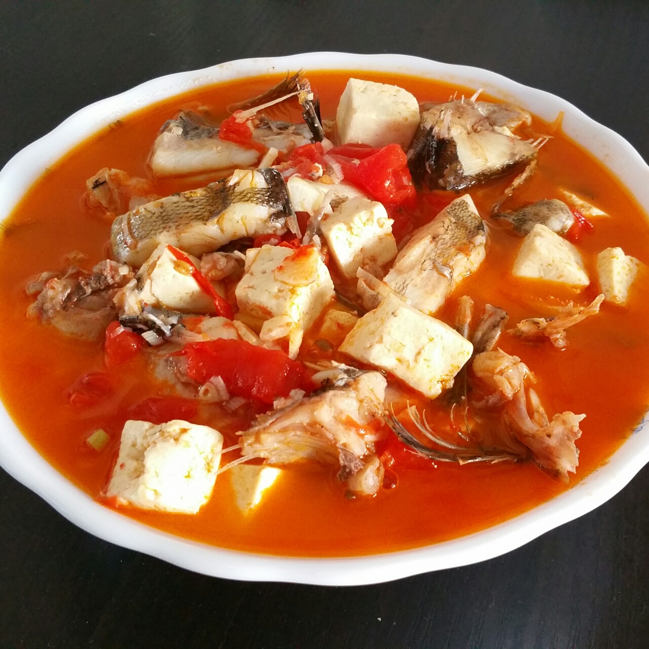 番茄黑鱼豆腐汤