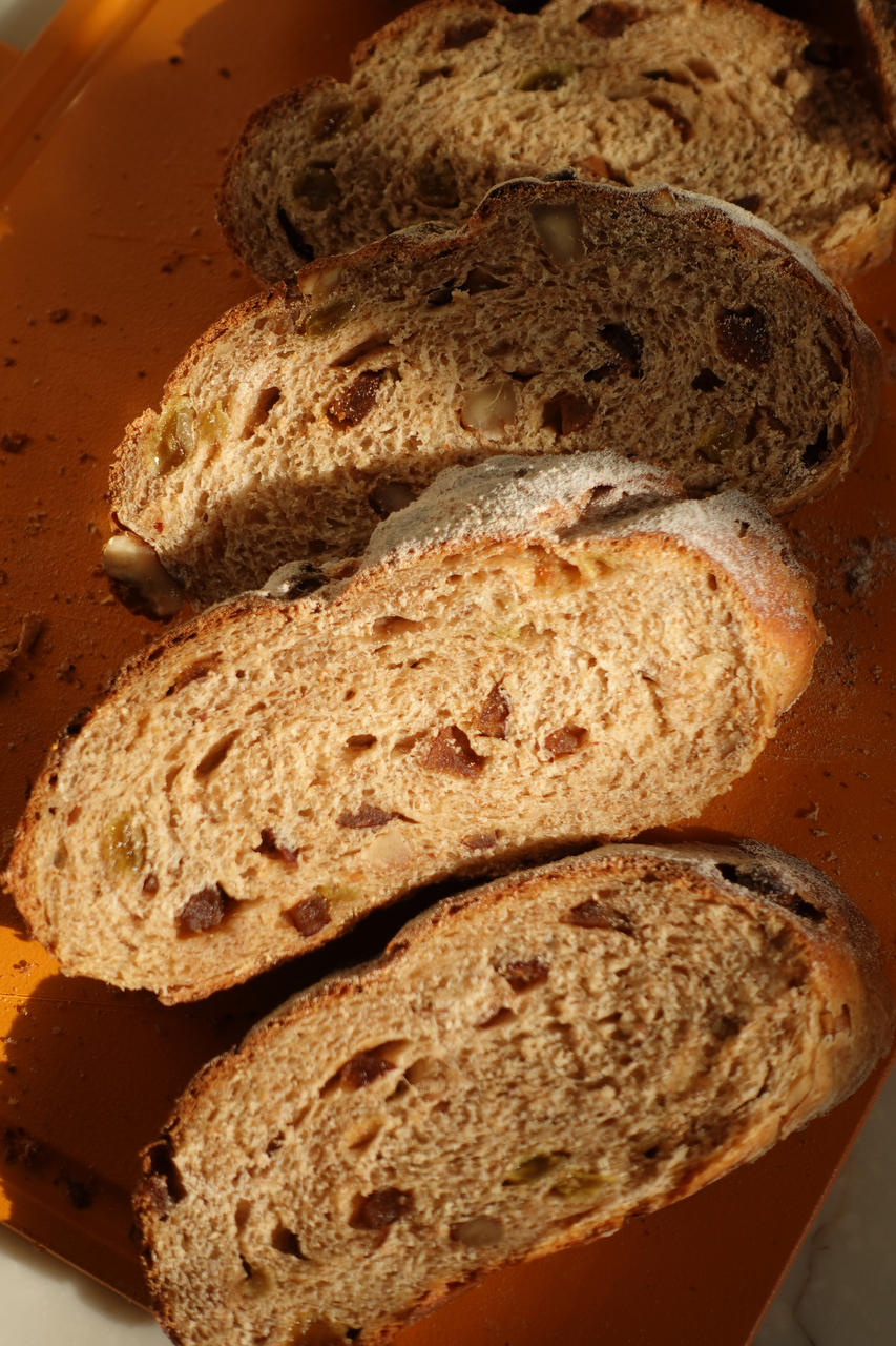 全麦核桃包～软欧包