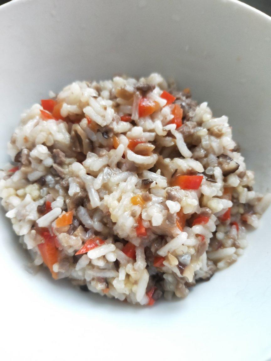 辅食-排骨杂蔬烩饭