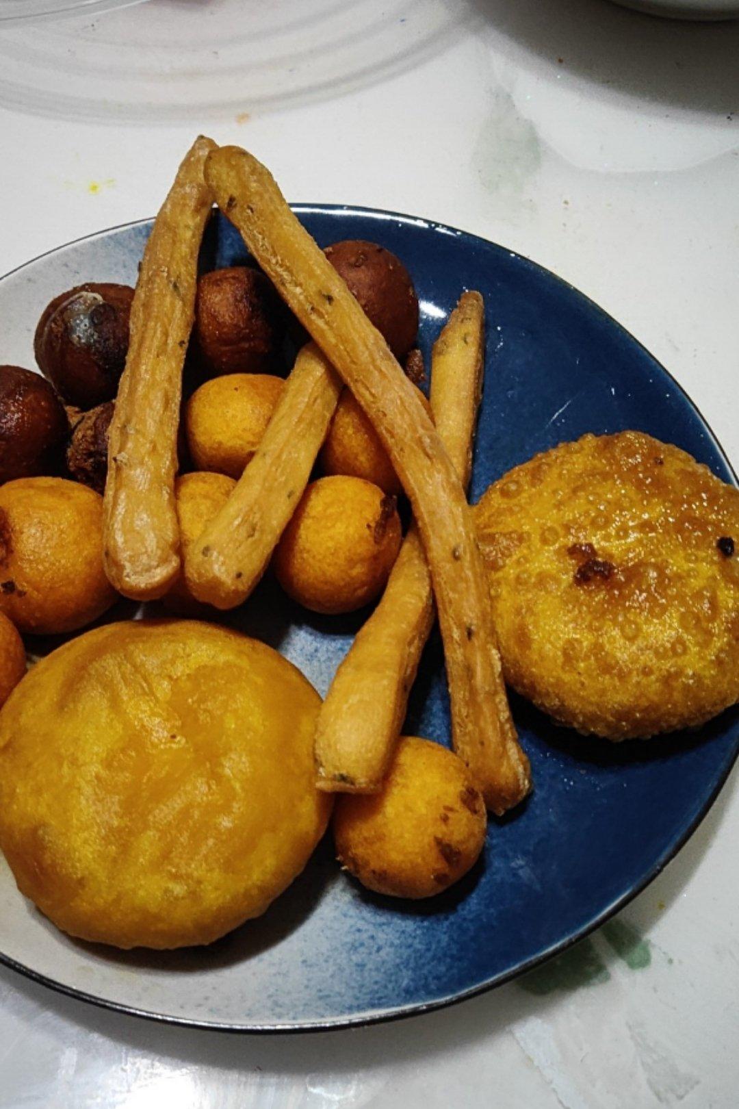 红薯系列——夹馅红薯丸子（奶酪）