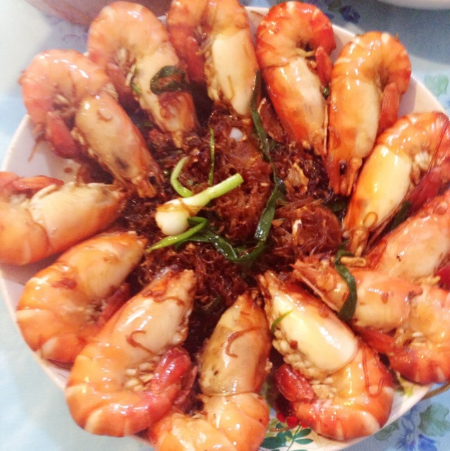 蒜蓉粉丝开边虾