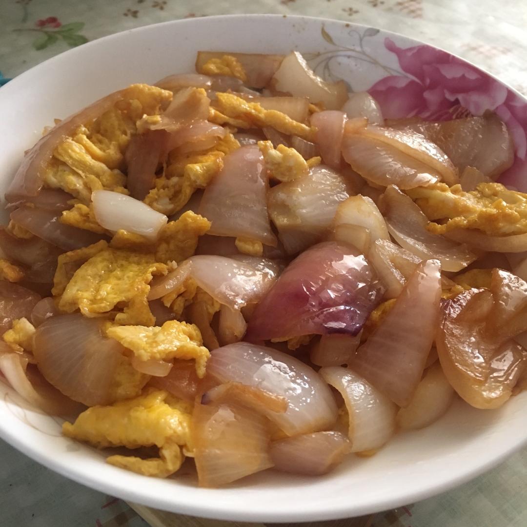 简单又好吃的洋葱炒鸡蛋