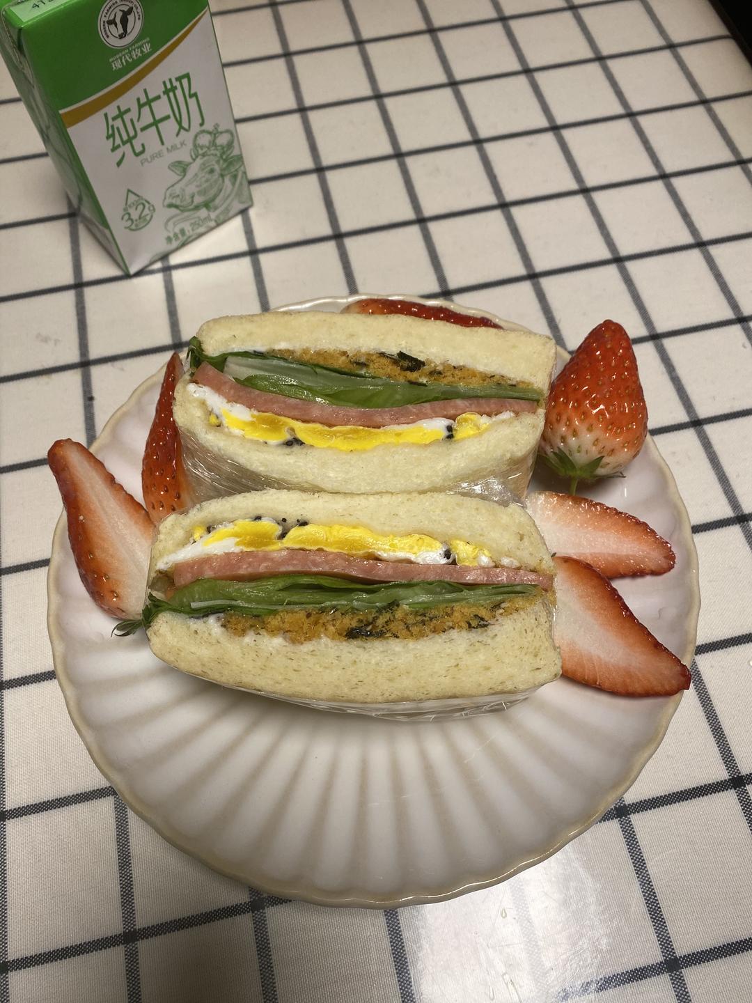 纯奶手撕吐司的做法 步骤1