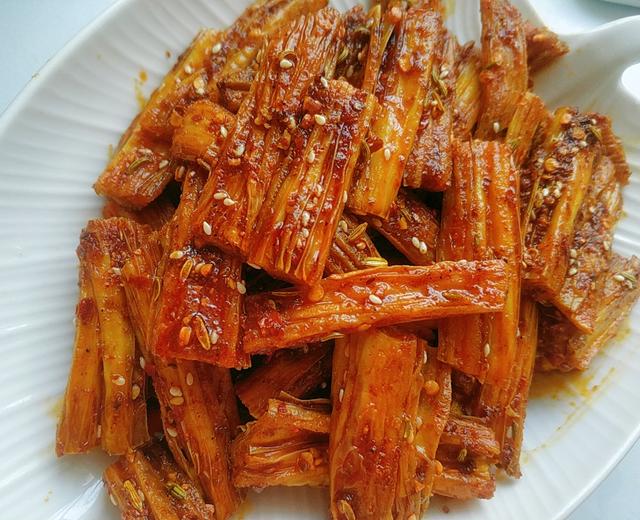 自制腐竹辣条的做法