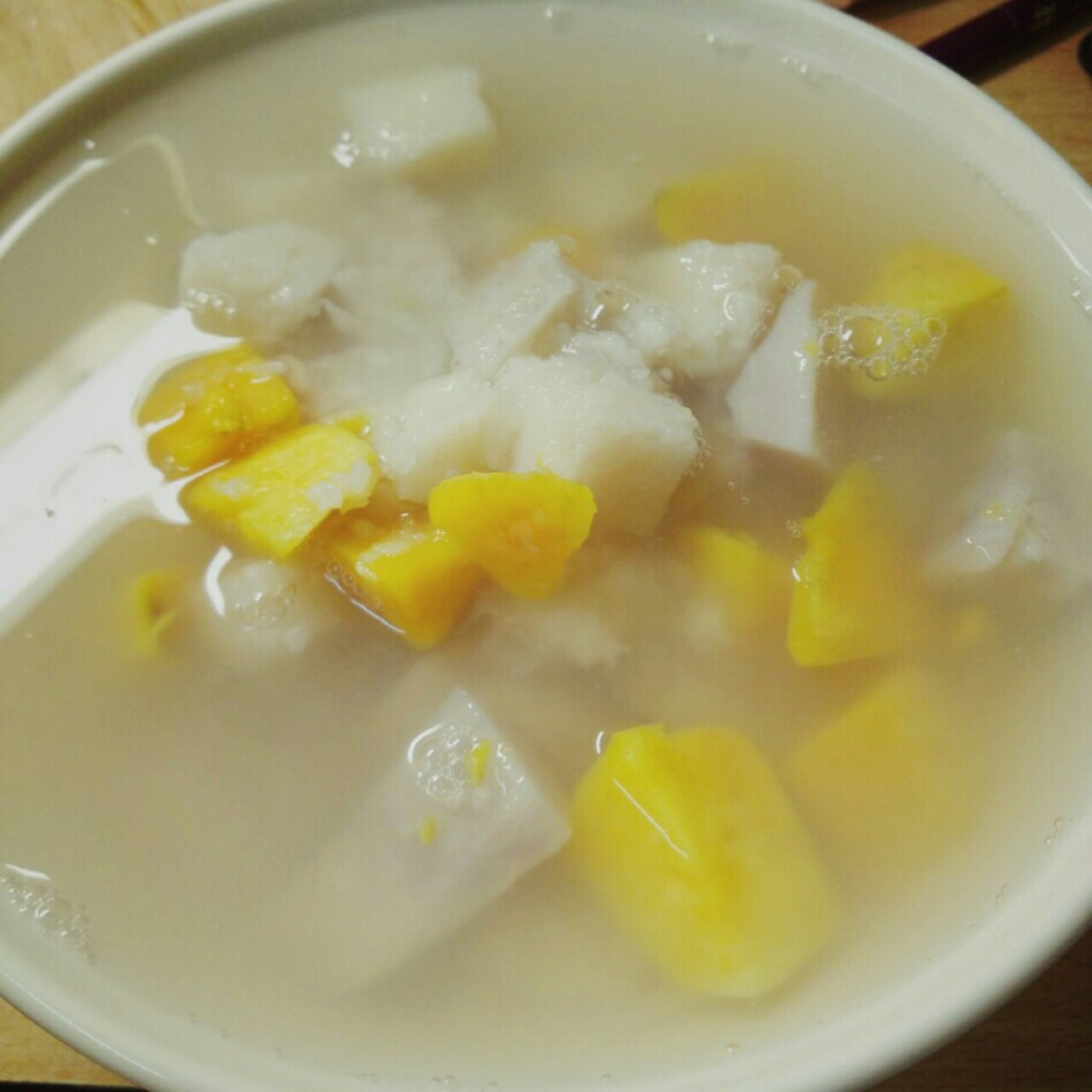 番薯芋头糖水