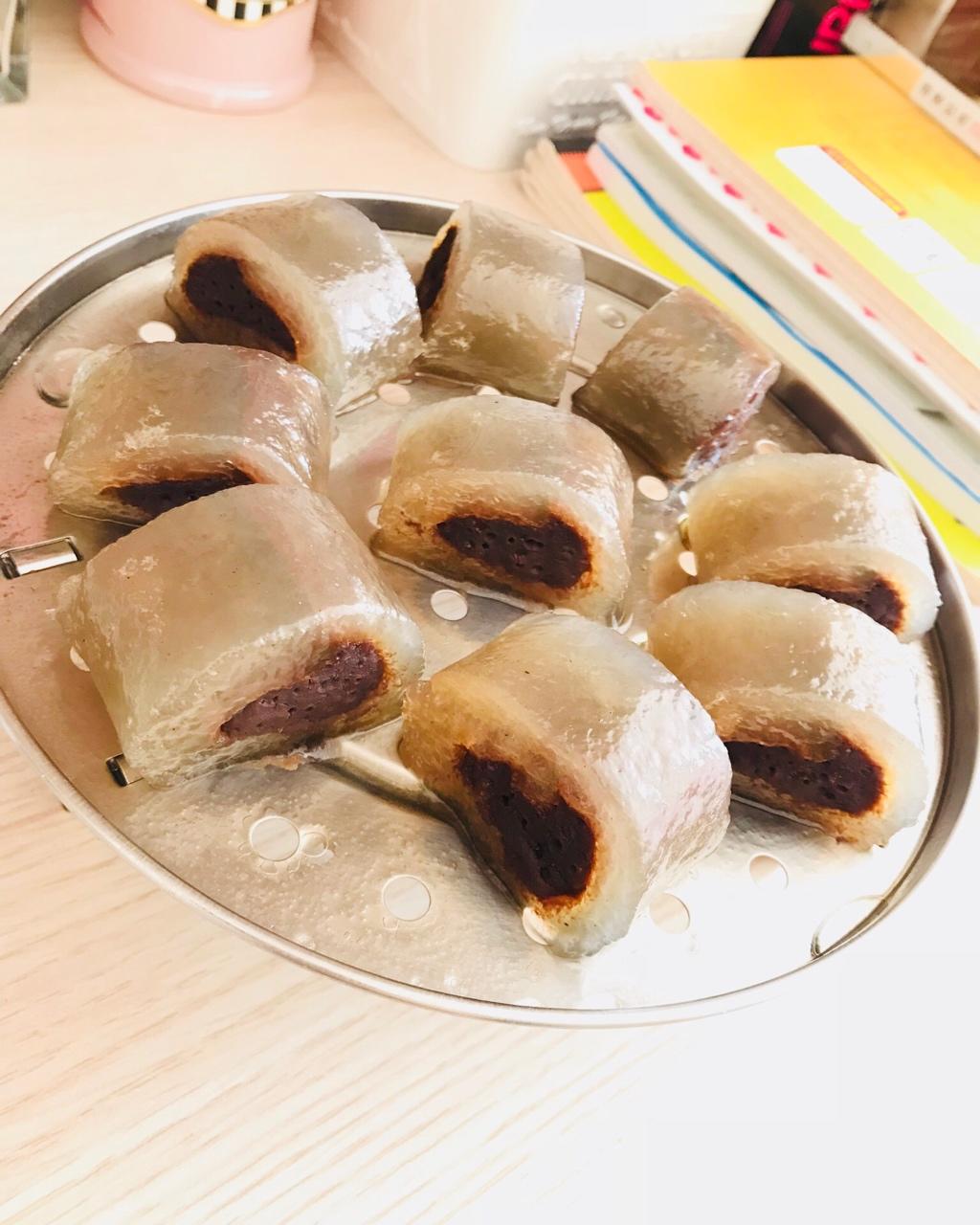西米紫薯卷