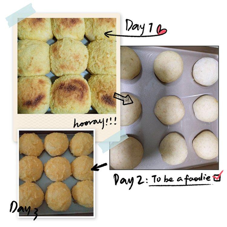 椰蓉酱面包（一次发酵，手残党福音）