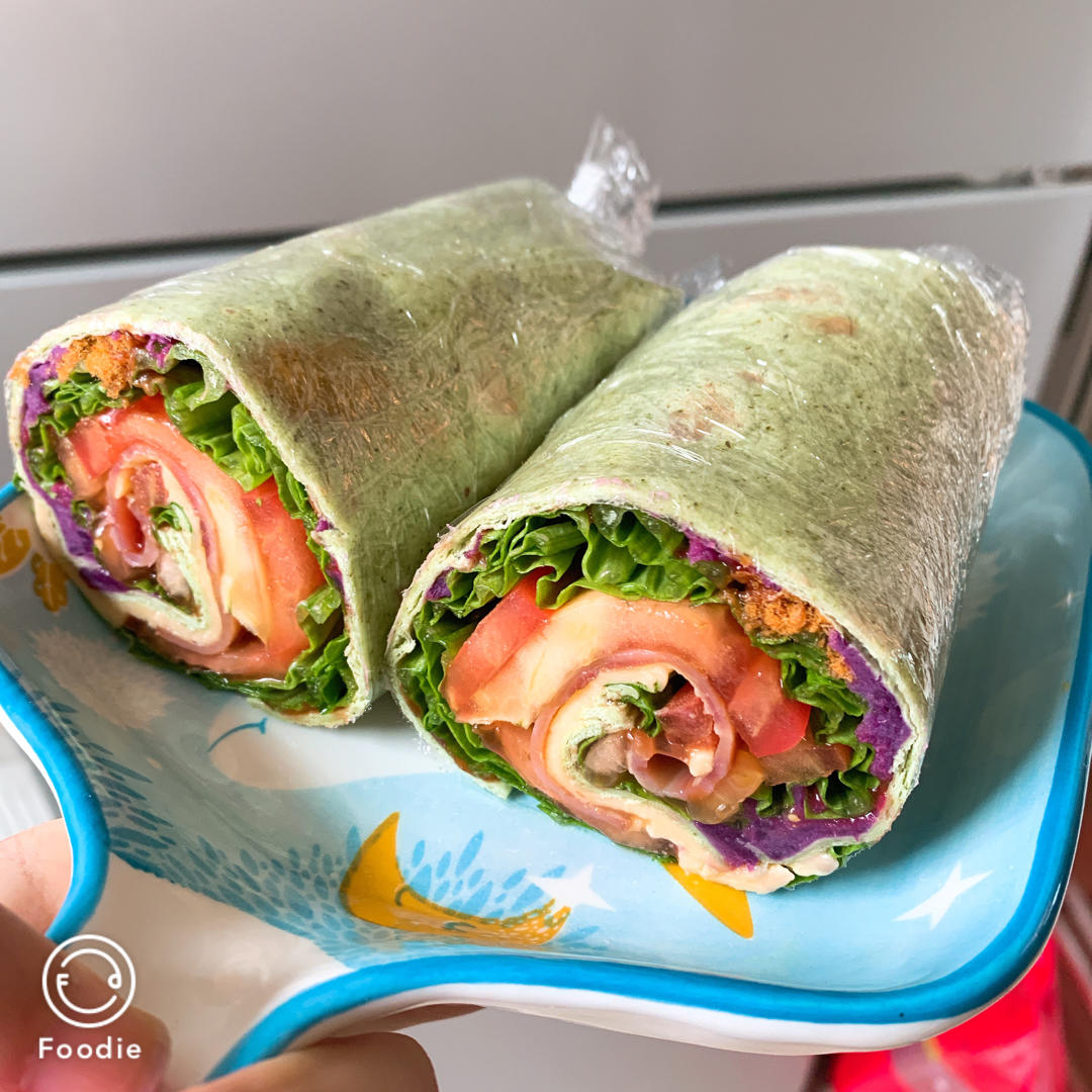 菠菜牛肉巨无霸卷饼