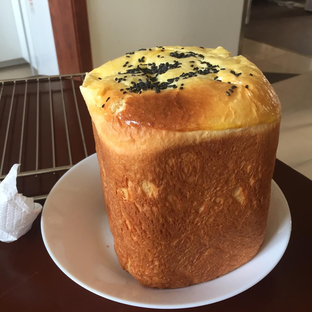超级好吃的原味面包（面包机版）