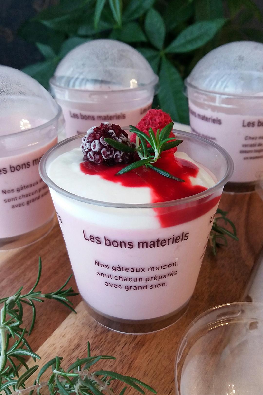 意式水果酸奶冻的做法