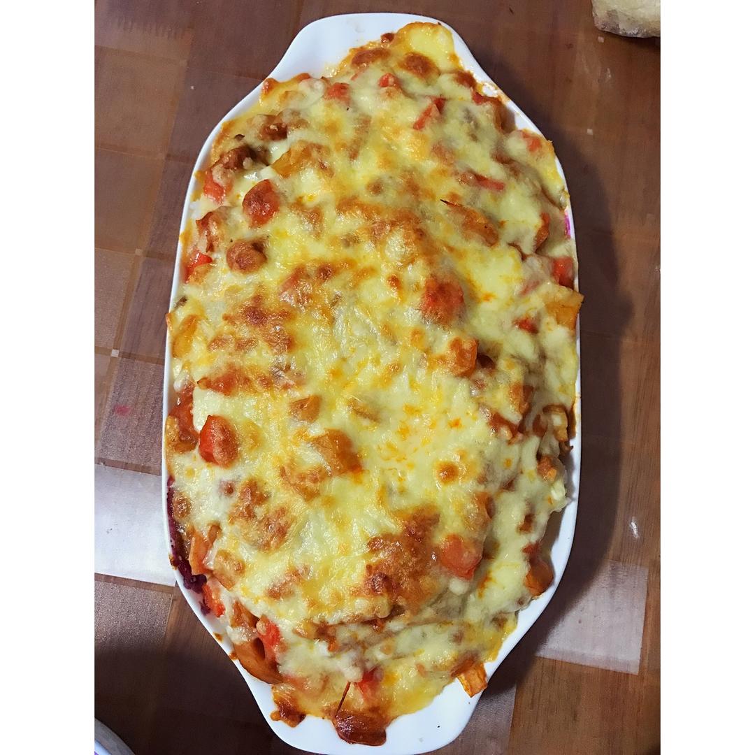 番茄鸡肉浓情焗饭【两人份】