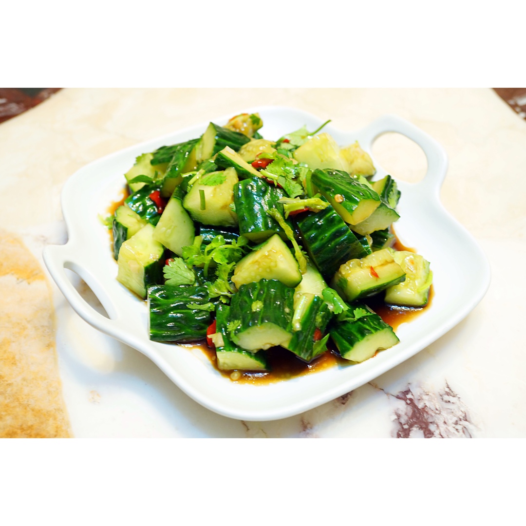 糖盐盐做的凉拌黄瓜