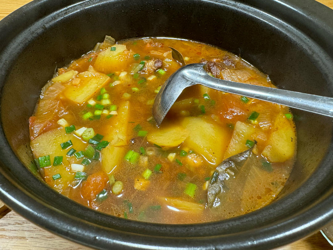 番茄土豆炖牛腩