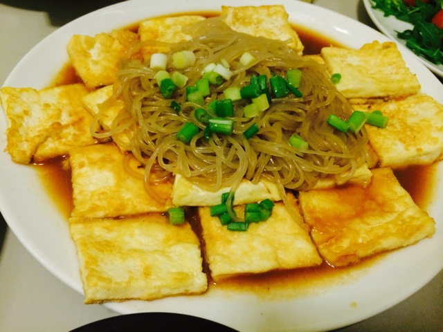 香煎嫩豆腐