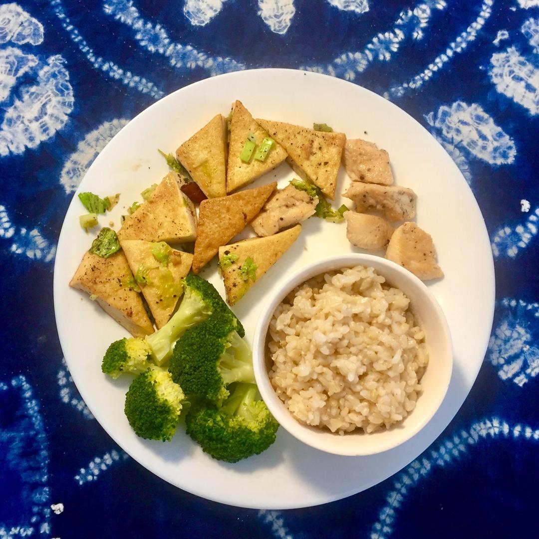 外酥里嫩的煎豆腐