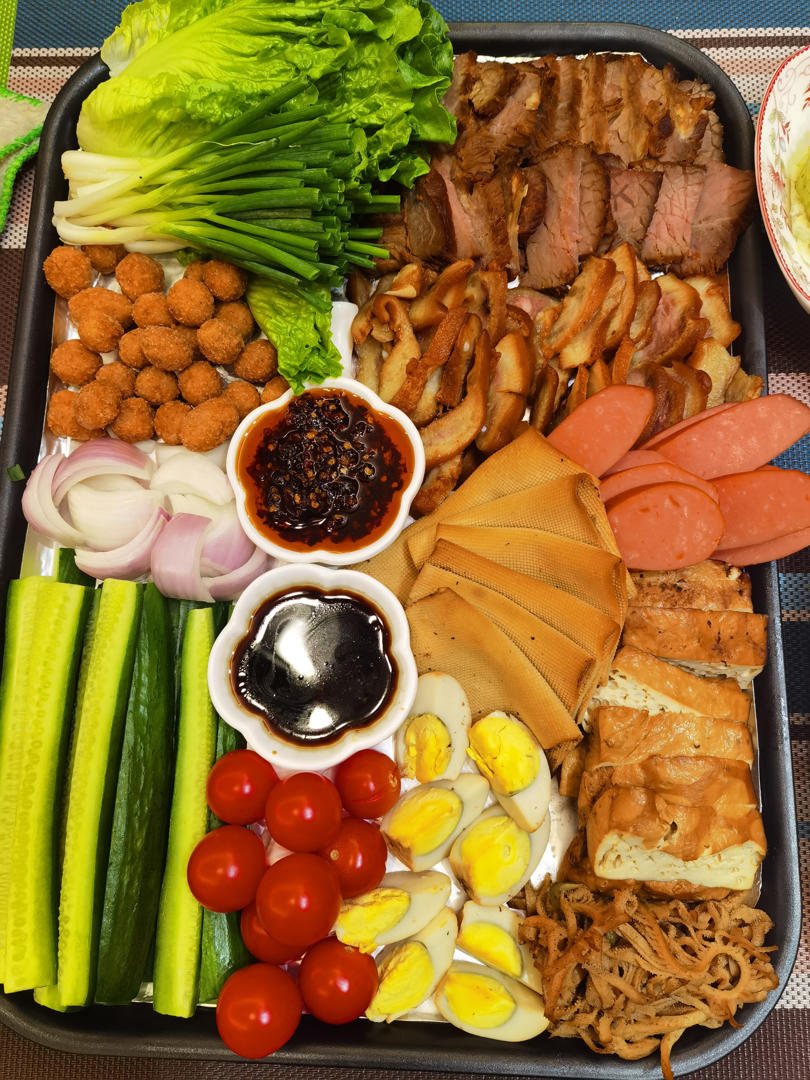 陶斯做的家常卤味拼盘下酒菜