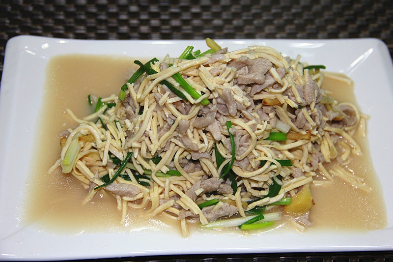 干丝炒肉丝