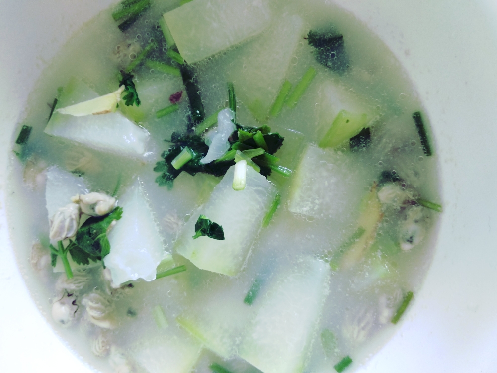 清热营养补锌的生蚝冬瓜汤的做法 步骤6