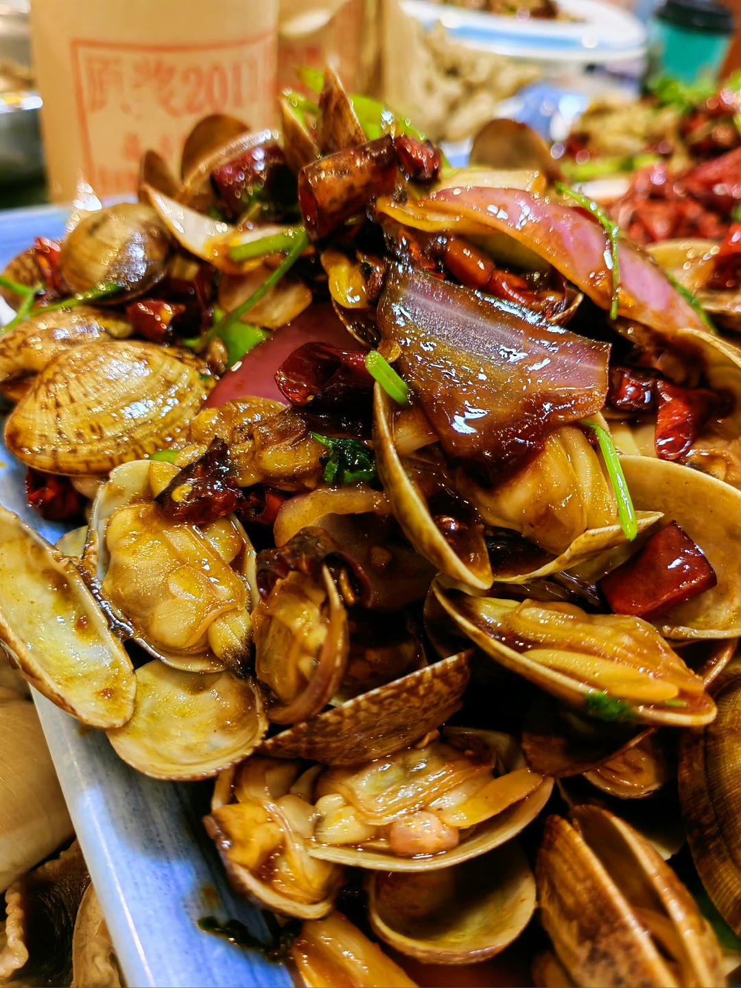 姜葱炒花甲∣深夜解馋好吃不胖