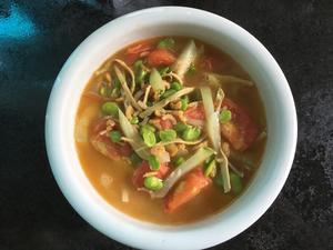 翡翠时蔬汤的做法 步骤7