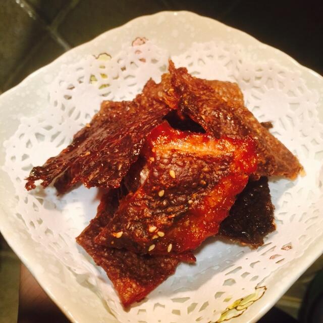 【健康零食】 香香脆脆的烤三文鱼皮