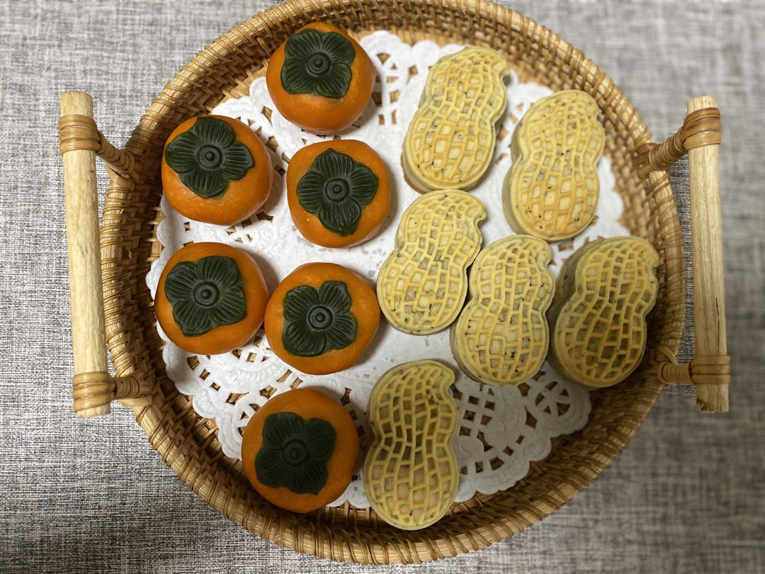 好事（柿）发（花）生🥜—广式伯爵红茶花生月饼