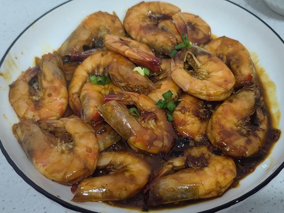 家庭版油焖大虾