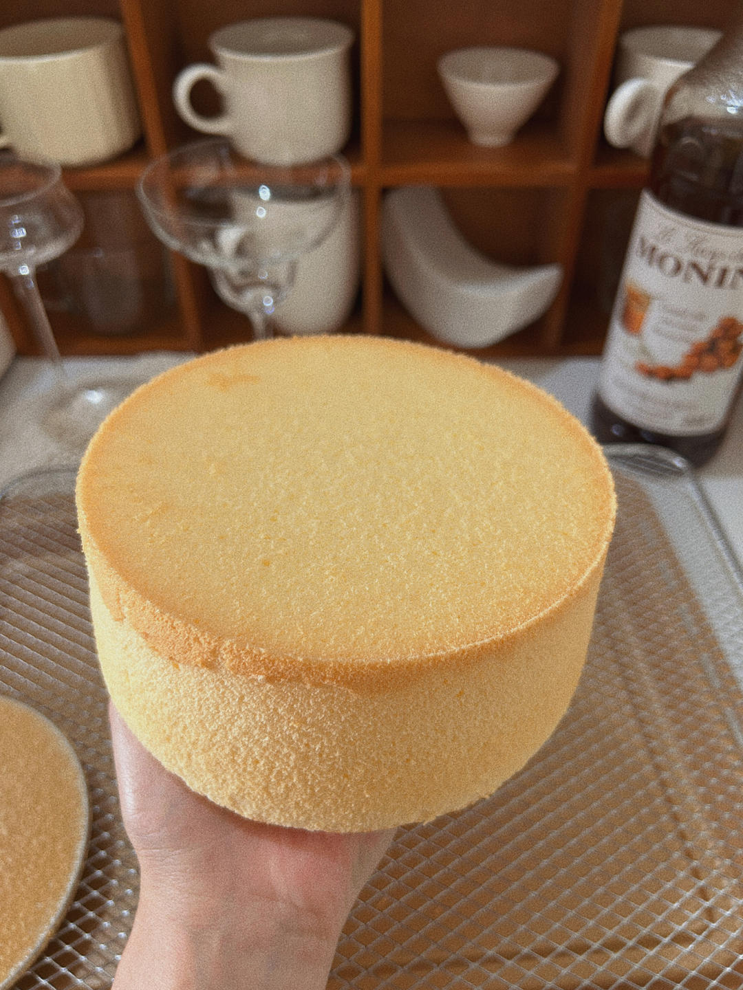 完美六寸戚风蛋糕