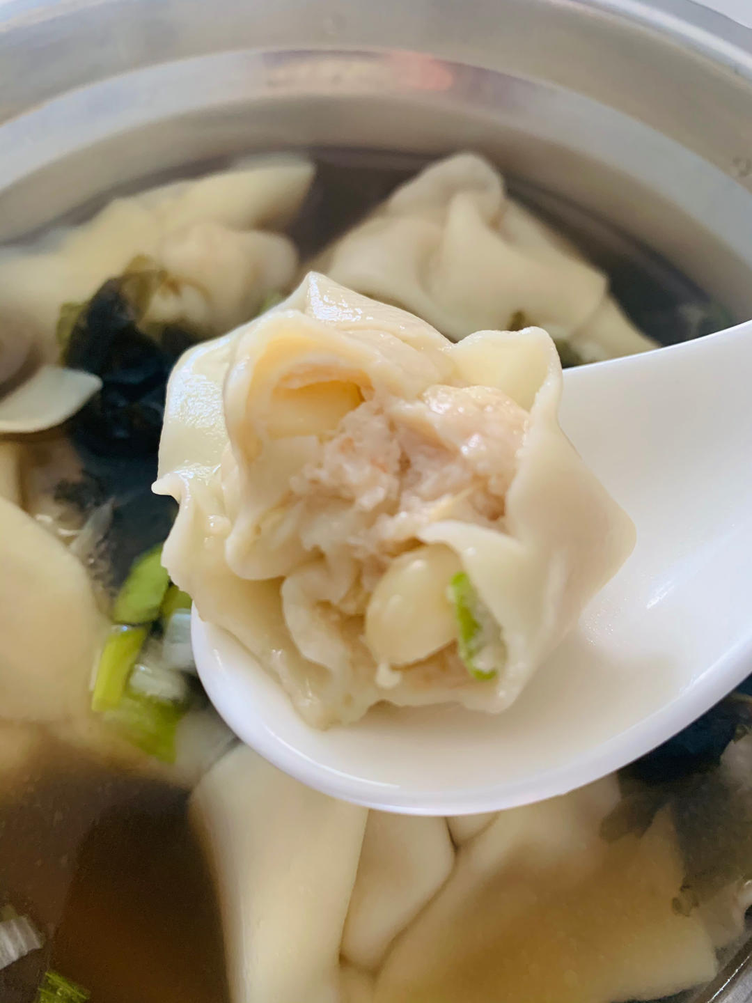 减脂鸡肉虾仁馄饨