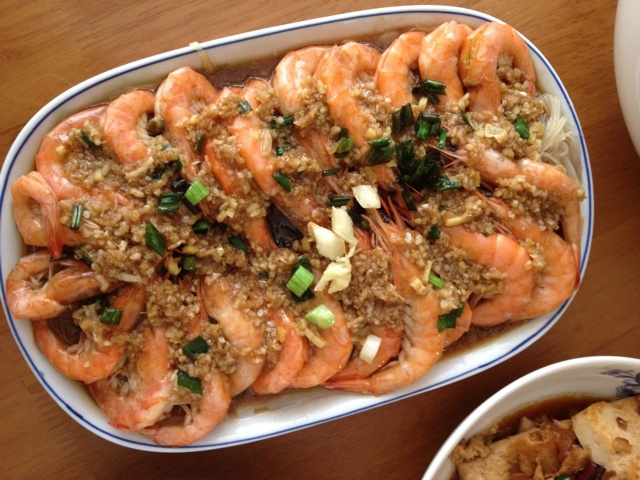 蒜蓉粉丝蒸大虾