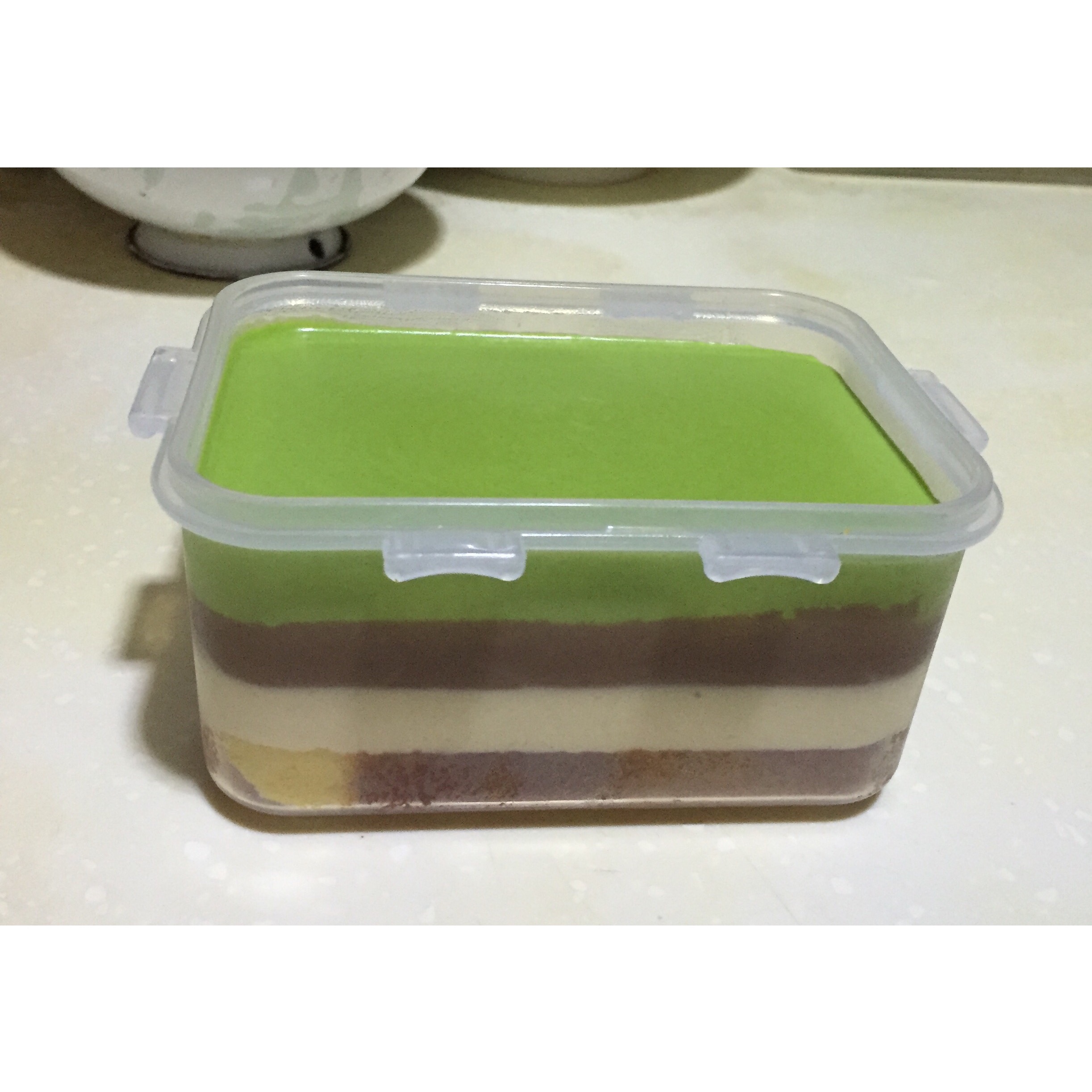 巧克力抹茶慕斯蛋糕